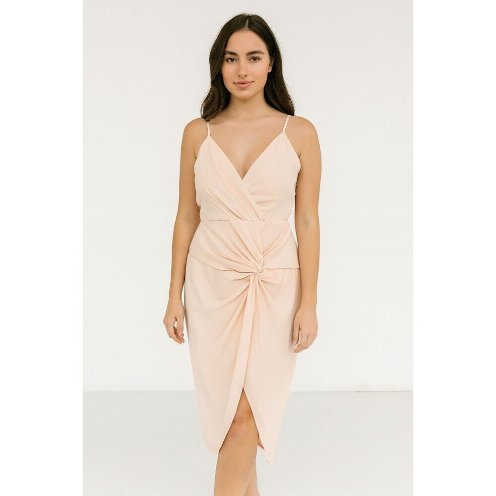 RUNAWAY The Label Blush Midi Dress  Women size S